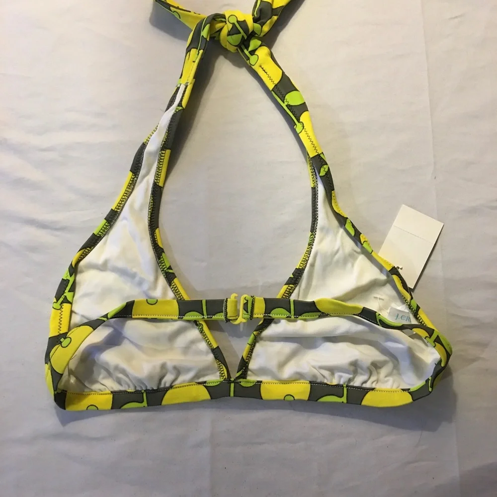NWT yellow apple bikini top by J Crew szL - Picture 4 of 7